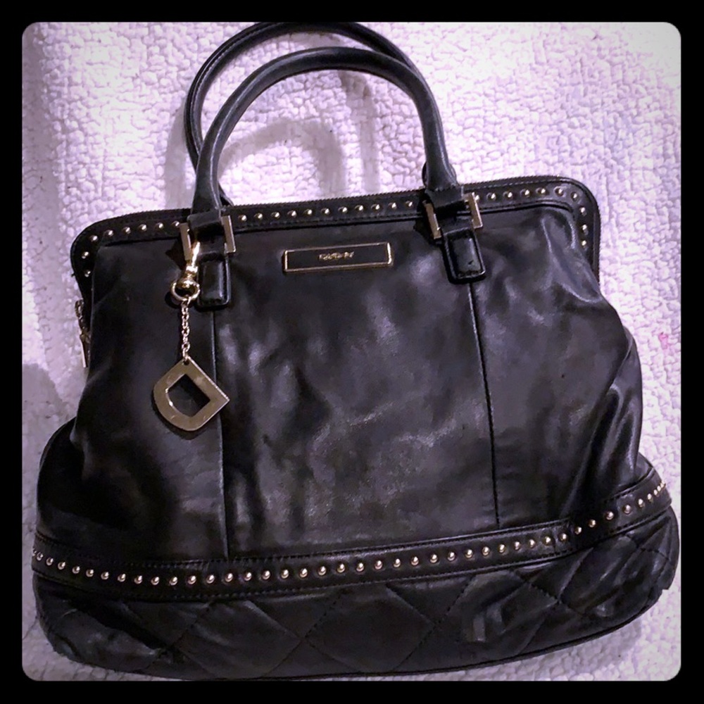DKNY Black Handbag leather